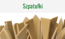 Szpatułki do nakładania farby, gel medium, past modelujących itp.
